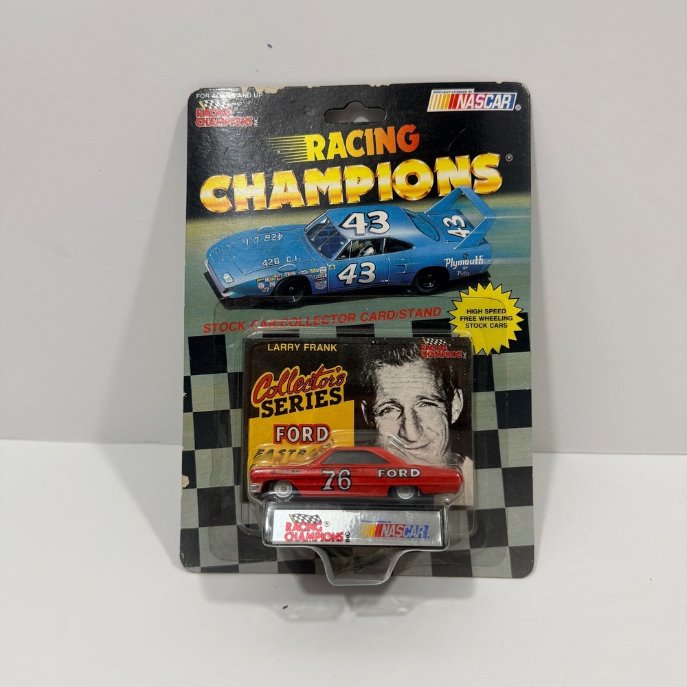 Racing Champions Diecast Larry Frank 1:64 Red NASCAR Collector Series 01156